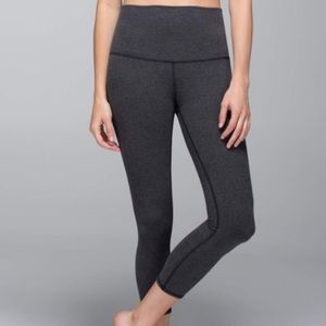 Lululemon Grey Crops
